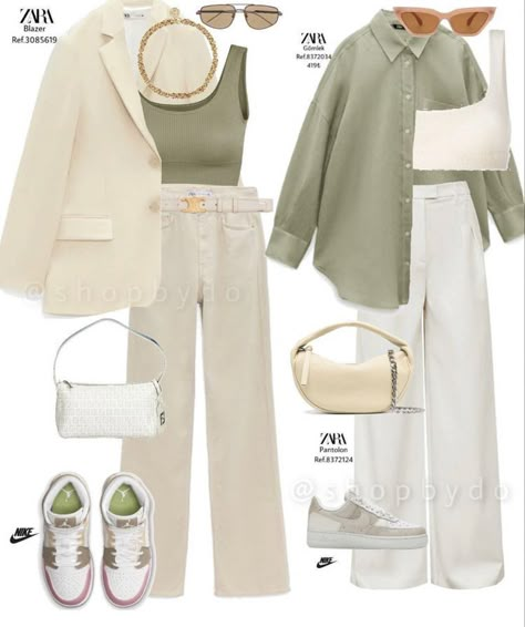 Olive Green Shirt Outfit, Smart Casual Women Outfits, White Pants Outfit, Capsule Wardrobe Casual, Smart Casual Wardrobe, Smart Casual Women, Modest Casual Outfits, Modesty Outfits, Classic Style Outfits