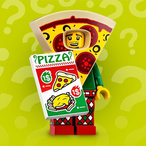 Lego Pizza, Pizza Guy, Block Toys, Lego Minifigures, Nice To Meet, Mini Figures, Mom And Baby, Meet You, Baby Toys