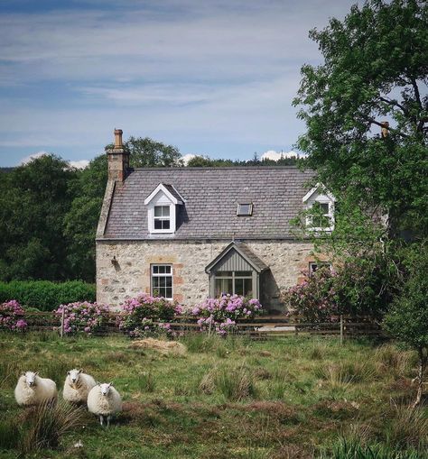 Annette Lane on Twitter: "Cottage in the Scottish Highlands; photo by merlins_mind… " Scottish Cottages, Victoria Magazine, Dream Cottage, English Cottage, Stone House, Garden Cottage, English Countryside, Cozy Cottage, Scottish Highlands