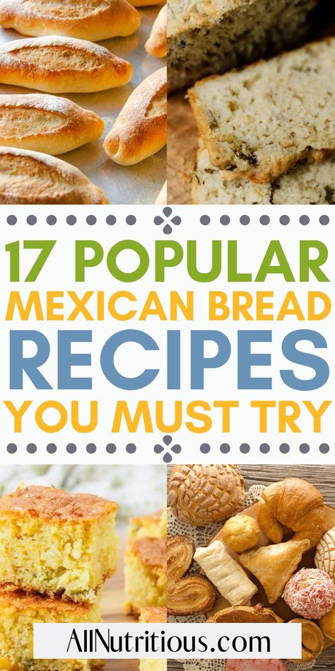 Looking for bread recipes that are not only delicious but easy to make? Look no further than these simple recipes! Enjoy these for a tasty easy breakfast, quick lunch, or delicious dinner idea! Mexican Bread Recipes Pan Dulce, Uses For Masa Harina, South American Bread Recipes, Mexican Bread Recipes Homemade, Masa Bread Recipe, Torta Bread Recipe, Mexican Sweet Bread Recipes, Mexican Bread Recipes, Mexican Breads