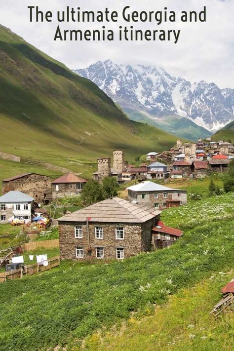 Suggested Itinerary for the #Caucasus: A comprehensive Georgia and Armenia itinerary for independent travellers #travel #Georgia #Armenia #offthebeatenpath Armenia Itinerary, Svaneti Georgia, Armenia Travel, Travel Georgia, Visit Georgia, Off The Beaten Path, Travel Planning, Travel Writer, Armenia