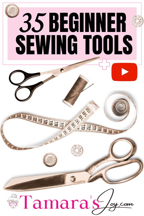 Beginner Sewer Projects, Beginner Sewer, Sewing Pins, Things I Need To Buy, Cute Sewing Projects, Top Sewing, Sewing Scissors, Beginner Sewing, Work Spaces