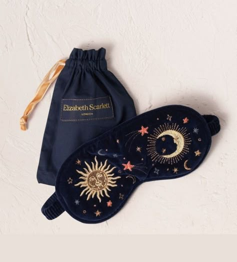 Elizabeth Scarlett, Delicate Embroidery, Navy Velvet, Childrens Christmas, Mini Pouches, Cotton Velvet, Girl With Hat, Sleep Mask, Hat Shop