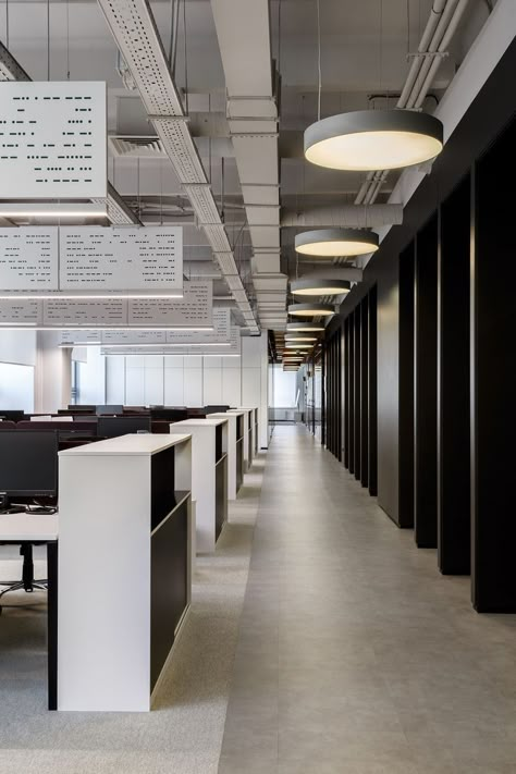 Open Office Design, Office Reception Design, Contemporary Office Design, Commercial Office Design, Factory Interior, Office Ceiling, Industrial Office Design, Loft Office, Modern Office Space