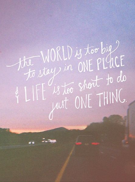 the world is too big and life is too short... Haruki Murakami Quotes, Best Travel Quotes, Journey Quotes, Life Is Too Short, Adventure Quotes, Friedrich Nietzsche, Quotes About Moving On, A Quote, Too Short