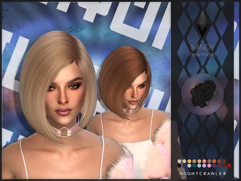 Gallery Poses, S4cc Hair, Sims Hairstyles, 4 Piercings, Sandy Hair, Cc Shopping, Sims 4 Piercings, Cc Sims4, Cc Hair