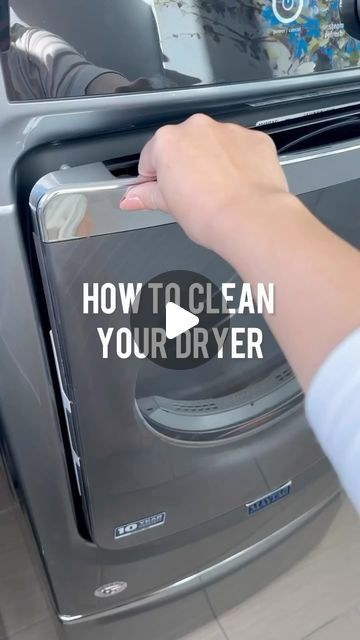 Noocx® - Smart Gadgets on Instagram: "How Often You Clean Your Dryer? Great content by @elnazhamai. Follow her for more amazing content like this!  🔗comment SHOP to receive the link in your message.  Dryer lint tarps lint and build-up and can be a fire hazard. With this dryer vent kit cleaner you can easily remove all the lint and dust. Also it’s so important to wipe down your dryer drum specially if you use dryer sheets and fabric softener. It can leave a residue inside the drum. I suggest cleaning your dryer once a month.  #cleaningtips #hometips #howtoclean #cleaninghacks #dryer #dryerventcleaning #founditonamazon #amazonfinds #amazonmusthaves #amazonhome" How To Clean A Dryer, Dryer Vent Cleaning, Clean Dryer, Dryer Vent Solutions, Dryer Lint Trap, Remove Lint, Clean Dryer Vent, Dryer Vent, Dryer Sheets