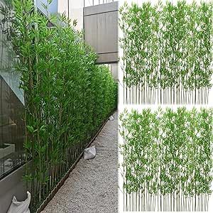 3 4 5 6 7 ft Tall Artificial Bamboo Tree 5 10 20 30 40 50 100 Pole, Courtyard Landscaping Simulation Artificial Plants Tree, Commercial Partition Privacy Fence (Color : 100 Bamboo, Size : 2m Tall) Courtyard Landscaping, Tropical Garden Design, Planta Artificial, Bamboo Tree, Artificial Trees, Privacy Fence, Tropical Garden, Artificial Plants, Trees To Plant