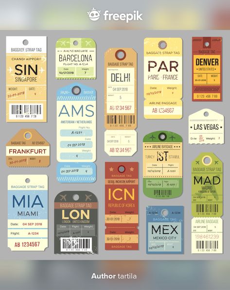 Vintage Train Ticket, Airport Tickets, Vintage Luggage Tags, Old Luggage, Train Ticket, Baggage Tag, Vintage Ticket, طابع بريدي, Travel Stamp