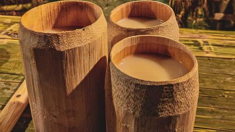 Brewed since an ancient time, this native rice beer of Nagaland needs a revival Native Rice, Rice Beer, Beverage Ideas, Wooden Container, Homemade Beer, Bamboo Cups, Northeast India, Rice Grain, Sticky Rice