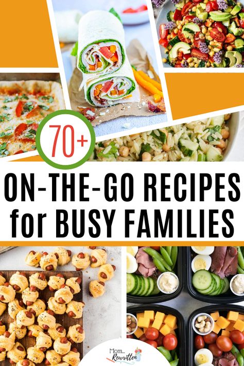 Meals For On The Go Dinners, Easy Lunch To Eat While Driving, Easy Meals To Eat On The Go, Fast Meals On The Go, Dinner Ideas For On The Go, Take And Go Meals, Dinners For On The Go, Make Ahead Grab And Go Meals, Easy On The Go Meals Dinners