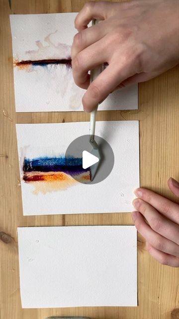 Watercolour Abstracts Paintings, Loose Watercolour Painting Tutorials, Abstract Watercolor Techniques, Watercolour Techniques Tutorials, Watercolour Abstract Painting, Watercolour Inspiration Abstract, Abstract Painting Tutorial Videos, Abstract Watercolour Painting, Watercolor And Ink Tutorial