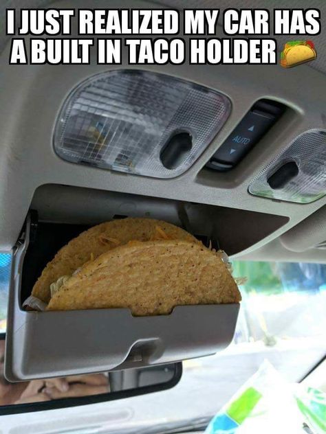 39 Great Pics And Memes to Improve Your Mood Funny Food Memes, Taco Holders, Taco Humor, Funny Car Memes, Tuesday Humor, Poster Funny, Food Memes, Car Memes, Memes Sarcastic