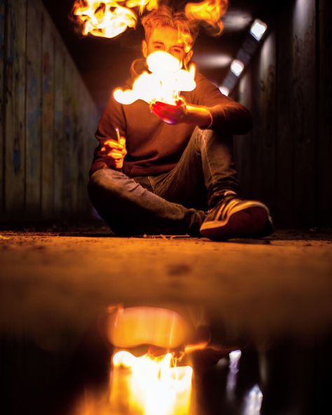 Photography With Fire Ideas, Fire Photoshoot Ideas, Boys Photography, Man On Fire, Kids Inspo, Watch The World Burn, Male Senior Pictures, Mens Photoshoot Poses, Fire Photography