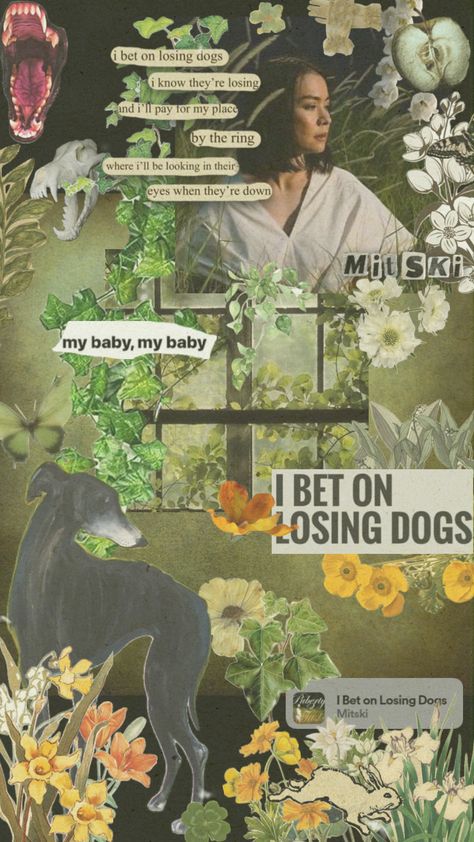 #music #mitski #mitskishuffle #mitskicollage #puberty2 #ibetonlosingdogs #sad #nature #vibes #wallpaper #art #quotes Mitski Wallpapers Lyrics, Mitski Wallpapers, Wallpapers Lyrics, Nature Vibes, You Broke My Heart, Vibes Wallpaper, Lean On Me, Wallpaper Art, Losing A Dog