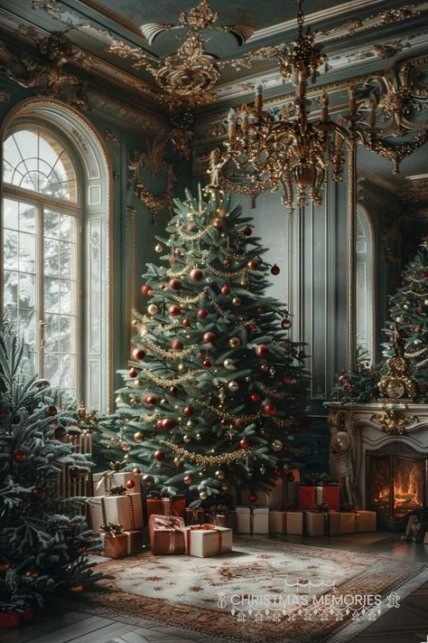 Scottish Christmas Aesthetic, Xmas Aesthetic Vintage, 1800s Christmas Aesthetic, 1930s Christmas, Royal Christmas Aesthetic, 19th Century Christmas Aesthetic, Liberty Christmas, Dark Victorian Christmas Aesthetic, Christmas Tree Victorian Style