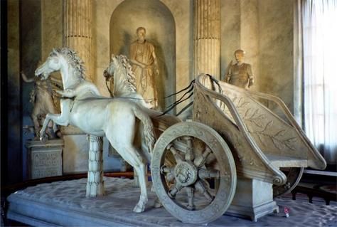 Roman chariot - Vatican Museum Chariot Aesthetic, 300 Drawing Prompts, Roman Chariot, Roman Gladiators, Vatican Museum, Sea Clothes, Tricycle Bike, Winged Horse, Greek Gods And Goddesses