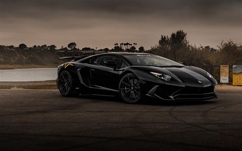 Download wallpapers Lamborghini Aventador, LP700-4, black supercar, exterior, compartment compartment, black Aventador Black Car Wallpaper 4k Desktop, Black Aventador, Black Supercar, Tesla Car Aesthetic, Trick Or Trunk Ideas, New Tesla Roadster, Cool Wallpapers For Pc, Lamborghini Aventador Wallpaper, Mustang Car Aesthetic