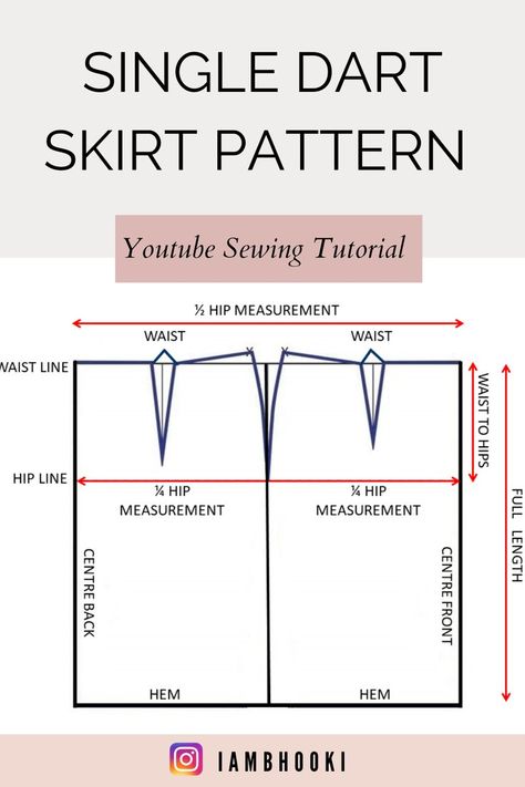 #sewingprojects #sewing #diy #skirtpattern #patterns #youtube #youtubetutorials #sewingtutorials #darts #diyprojects #sewingmachine Basic Skirt Pattern, Sewing Photography, Pattern Drafting Tutorials, Fashion Sewing Tutorials, Basic Skirt, Couture Sewing Techniques, Sewing Diy, Sewing Skirts, Pattern Tutorial