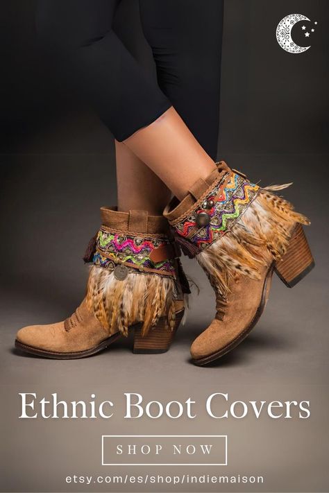 Elevate your boot game with Ethnic Boot Covers, Cubre Botas, and stylish Boot Accessories! 🌈 Add a touch of Boho Style to your footwear collection. 🛍️ Decorate your boots with unique flair. Explore the colors of Cubrebotas Étnico at Indie Maison. #EthnicBootCovers #BootDecor #BohoStyleAccessories #IndieMaison #FashionFootwear #UniqueBoots #ColorfulFashion Cover Boots, Boot Decor, Boho Style Accessories, Boots Diy, Boho Colors, Boots Boho, Hippie Boots, Look Boho Chic, Boot Covers