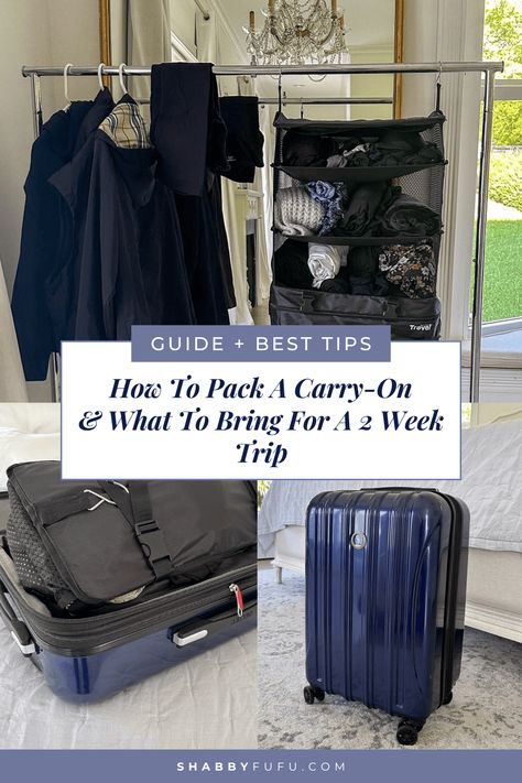 Pack Carry On For 2 Weeks, How To Pack For A Week, One Suitcase, How To Roll, Small Luggage, Comfy Travel, Carry On Packing, Carry On Suitcase, Packing List For Travel