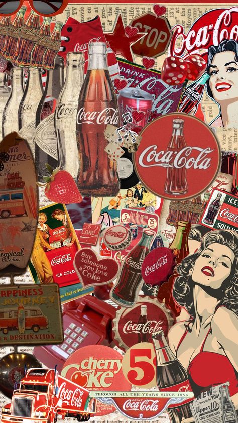 Cocacola#red#❤️‍🔥 Coca Cola Photoshoot, Olivia Aesthetic, Artistic Wallpapers, 1960s Aesthetic, Coca Cola Wallpaper, Background Screensavers, Coca Cola Poster, Tri Delt, Coca Cola Christmas