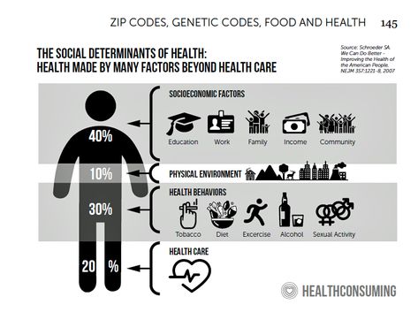 HealthPopuli.com Social Health, Healthcare Infographics, Healthcare Business, Physical Geography, Medicare Advantage, Physical Environment, Job Security, Social Determinants Of Health, Digital Health