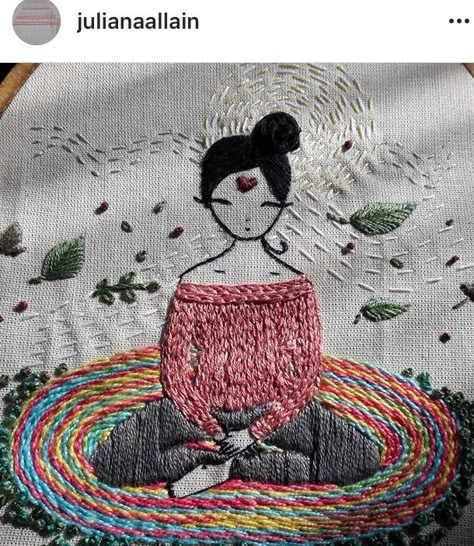 Embroidery Running Stitch, Embroidery People, Embroidery Pen, Modern Needlepoint, Photo Embroidery, Knot Embroidery, Crochet Weave, Embroidery Felt, Textile Sculpture