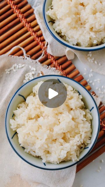 The Woks of Life on Instagram: "Judy shows you how to make sticky rice (i.e., sweet glutinous rice) in the rice cooker! Normally she prefers to make sticky rice in a steamer, but you can make it easily in your rice cooker! Regardless of how many cups of rice you’re making (as long as you’re not maxing out your rice cooker), you want to make sure that you presoak the rice and that you leave just enough water so the rice is only slightly covered! 

If you’re making savory dishes, usually that calls for drier, chewier sticky rice (i.e., less water), whereas for desserts you usually want a softer, wetter texture. 

Read our full guide on how to cook sticky rice at the link in our bio to decide which method works best for you. Sticky rice is the starting point to so many delicious recipes, you’ How To Cook Sticky Rice In Rice Cooker, Sticky Rice In Rice Cooker, Rice In Rice Cooker, Make Sticky Rice, Wok Of Life, Woks Of Life, The Woks Of Life, Cup Of Rice, Savory Dishes