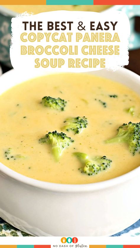 Copycat Panera Broccoli Cheese Soup Recipe Panera Broccoli And Cheese Soup, Panera Broccoli Cheese Soup Recipe, Cheese Soup Recipe Easy, Panera Broccoli Cheese Soup, Best Spaghetti Recipe, Broccoli Cheese Soup Recipe, Cheese Soup Recipe, Copycat Panera, Broccoli Cheese Soup Recipes