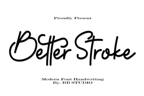 Download Better Stroke font for iOS, Android, macOS, or Windows for free in OTF and TTF formats for personal and commercial use here. Better Stroke is a classic and simple handwritten script, created in a random and free style. It is suitable for logotype, headline font, in corporate identity, brand identity, apparel industry, poster, music, […] The post Better Stroke Font appeared first on FreeFontDL. Headline Font, Monogram Tattoo, Postcard Mockup, Text Generator, Poster Music, Font Graphic, Font Inspiration, Stylish Fonts, Summer Backgrounds