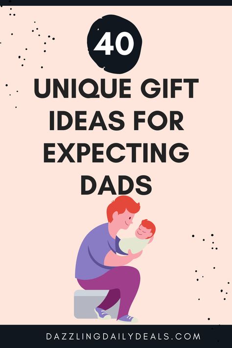 40 Unique Gift Ideas For Expecting Dads To Be Dads are often left out of the gift giving experience, but we know that they deserve a little love too. If you're looking for some unique gifts for expecting dads, look no further. We've got 40 perfect presents to show your dad how much he's loved and appreciated! Daddy To Be Gift Ideas, First Time Dad Gift Ideas, Dad To Be Gift Ideas, New Dad Gift Basket, Dad Gifts Basket, Gifts For Expecting Dads, New Dad Gifts, Diy Father's Day Cards, Expectant Father