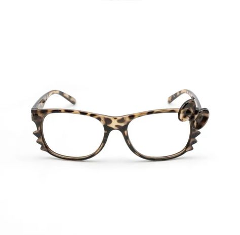 cheetah print hello kitty frames Cheetah Glasses, Hello Kitty Glasses, Print Hello Kitty, Nails Accessories, 5k Followers, Nail Accessories, Cheetah Print, Girly Things, Things I Want