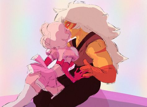 Jasper X Pink Diamond, Jasper Steven Universe, Steven Uni, Pink Diamond Steven Universe, Steven Universe Anime, Adventure Time Characters, Steven Universe Drawing, Steven Universe Characters, Steven Universe Comic