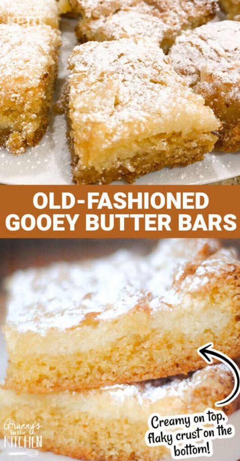 Ooey Gooey Butter Cake Recipe, Gooey Butter Cake Recipe, Ooey Gooey Butter Cake, Gooey Cake, Gooey Butter Cake, Butter Cake Recipe, Vegetarian Cake, Ooey Gooey, Pound Cake Recipes