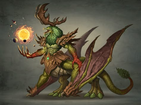 ArtStation - Nature Deity, Vladimir Beykov Fantasy Deity, Nature Deity, Creature Artwork, Dnd Monsters, Fantasy Beasts, Alien Concept Art, Forest Creatures, Monster Concept Art, Dungeons And Dragons Homebrew