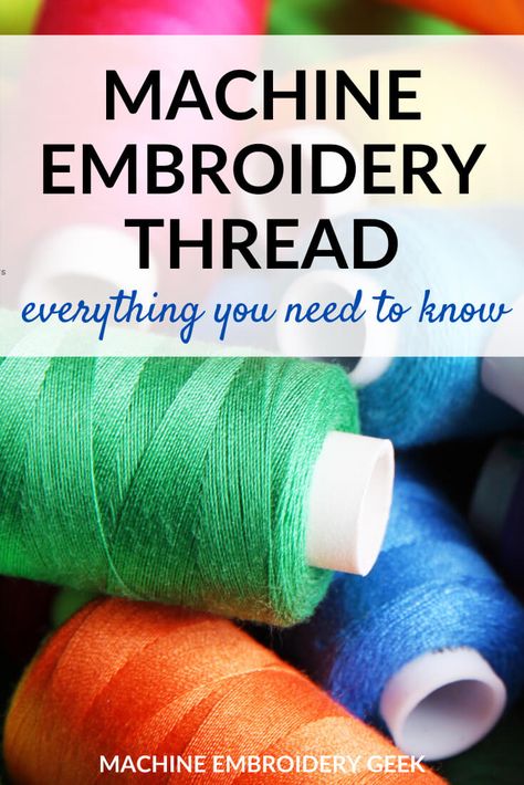 What is Machine Embroidery Thread? | #machineembroidery #embroiderythread #thread #embroideryprojects Emboridary Designs, Machine Embroidery Basics, Used Embroidery Machines, Janome Embroidery Machine, Sew Machine, Embroidering Machine, Janome Embroidery, Machine Embroidery Designs Projects, Viking Books