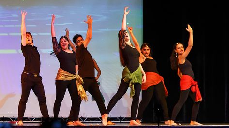 Indian, Oriental, Western Fusion Dance | Stuti Aga | Classes and Performances | Switzerland Western Dance Costume, School Team Building, Fusion Dance, Western Dance, Dance Workshop, Group Dance, Team Building Events, Indian Dance, Zurich Switzerland