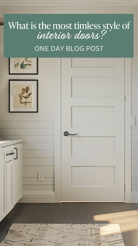 Transform your home with the timeless elegance of Shaker style doors! 🏡✨ These interior doors feature simple, clean lines and versatile designs that blend seamlessly with any decor. Perfect for modern, farmhouse, or traditional homes, Shaker doors are crafted with high-quality materials for lasting beauty and functionality. Upgrade your interior design with these classic, enduring doors. #ShakerDoors #InteriorDesign #HomeImprovement #TimelessStyle #ModernFarmhouse #HomeDecor #DIYHome Interior Craftsman Door, Modern Cottage Interior Doors, Door Styles Interior Modern Farmhouse, Five Panel Doors Interior, Studio Mcgee Interior Doors, Updated Interior Doors, Transitional Style Interior Doors, Timeless Interior Doors, Interior Door Styles Craftsman