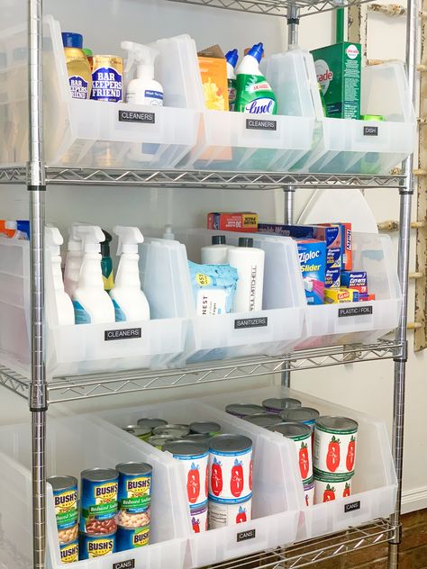 Backstock Organization, Organized Garage, Garage Storage Inspiration, Basement Organization, Garage Organization Tips, Garage Organisation, Garage Storage Solutions, Storage Room Organization, Garage Organize