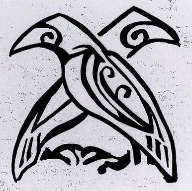 Odin's Ravens Tattoo, Tattoo Odin, Odin Tattoo, Odin Symbol, Rabe Tattoo, Arte Viking, Symbole Viking, Odin's Ravens, Rune Tattoo