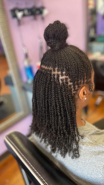 Twist With Natural Hair Only, Braid Twists Styles Black Hair Natural, Natural Hair Styles Twist And Braids, Twist Hairstyle Natural Hair, Natural Hair Micro Twist, Natural Hair Twists With Extensions, One One With Natural Hair, Twisting With Natural Hair, Microlocs Twists With Extensions