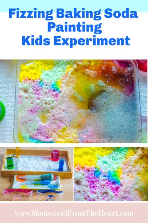 Stem Painting Activities, Fizz Painting, Baking Soda Art, Baking Soda Painting, Soda Painting, Coco Crafts, Baking Soda Vinegar Experiment, Baking Soda Paint, Baking Soda Experiments