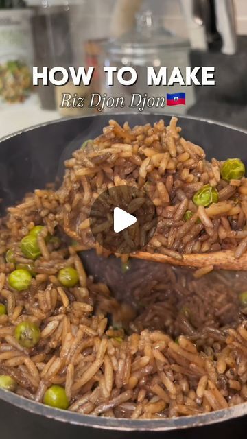 STEPHANIE on Instagram: "What’s your favorite Haitian rice?🍚🇭🇹

RIZ DJON DJON (2servings)

INGREDIENTS:
- 1 cup of djon djon
- 1 cup of riz shella
- 3/4 cup of green peas
- 2tbsp Épis
- Clove powder
- Scotch bonnet pepper
- Salt
- Green onions

INSTRUCTIONS

- boil 1 cup of djon djon in 3 cups of water for 15-30mns 
- Strain the water and squeeze the djon djon to get all the liquid out
- In a pot add:
-  Oil, épis, green peas, clove powder
- Add 2 cups of the djon djon water
- Add green onions
- Add 1 cup of riz shella (washed)
- Add a scotch bonnet pepper 
- Mix everything together 
- Cover it up and lower the heat to medium 
- Let it cook for 25mns

#haitianfood #haitianmeal #rizdjondjon #djondjon #haitianrice" Haitian Cremas, Haitian Rice, Haitian Food, Haitian Food Recipes, Scotch Bonnet Pepper, Pepper Salt, Scotch Bonnet, Green Peas, Rice Recipe