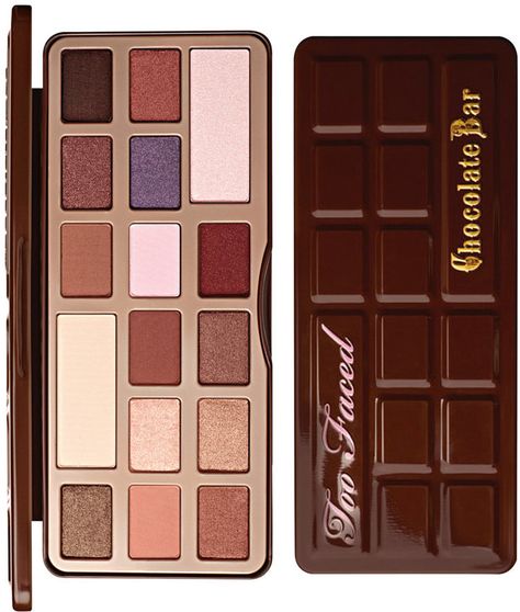 Too Faced Chocolate Bar, Bar Palette, Chocolate Bar Palette, Too Faced Chocolate, Eye Makeup Palette, Makeup Pallets, Beauty Make-up, Makeup Tricks, Too Faced Makeup