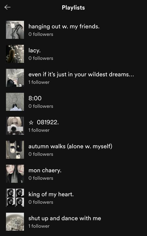 'playlist names ideas' #spotify #inspo Spotify Playlist Names Break Up, Good Playlist Names, Romance Playlist, Alice Core, Playlist Name, Spotify Playlist Names, Aesthetic Playlist, Playlist Covers Photos, Shut Up And Dance