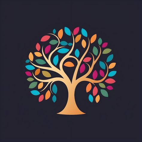 Photo beautiful tree of life digital art... | Premium Photo #Freepik #photo Tree Of Life Design Drawing, Tree Of Life Minimalist, Tree Of Life Drawing, Tree Of Life Logo, Quilt Tree, Slate Painting, Tree Of Life Artwork, Tree Of Life Painting, Tree Quilts