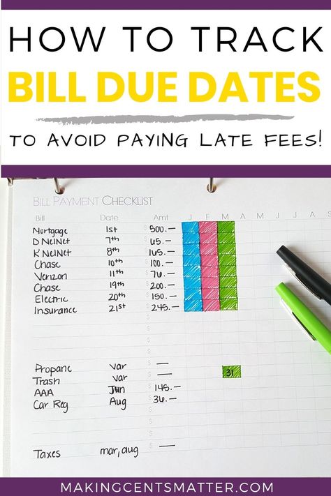 Organize your finances and track your bills every month with this free printable payment tracker, and never miss a payment again! Organizing Bills, Bill Pay Checklist, Bill Payment Tracker, Finance Manager, Free Budget Printables, Payment Tracker, Budget Mom, Bill Pay, Money Planner