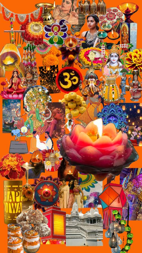 Diwali!🪔🪷🛕🕉️#diwali#hinduism#moodboard#preppy Diwali Collage, Namaste, Diwali, Mood Boards, Festival, Collage, Pins, Quick Saves