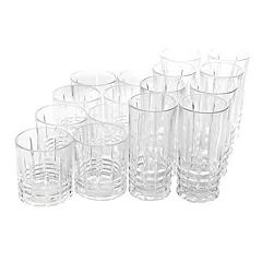 Gibson Home Jewelite 16 Piece Tumbler and Double Old Fashioned Glass Set Vodka Cranberry, Basic Cocktails, Cranberry Vodka, Drinking Glass Sets, Drinkware Sets, Rum Cocktail, Old Fashioned Glass, Glassware Set, Gin And Tonic